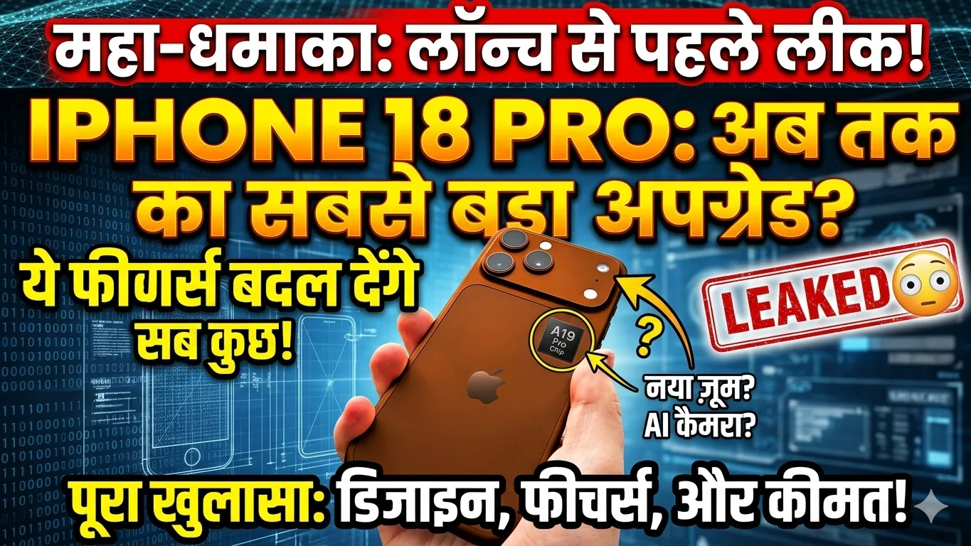 iPhone 18 Pro launch: क्या नया मिलेगा? camera aur battery details leak