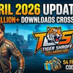 BGMI Update April 2026: 260 Million Downloads Cross, 54 Redeem Codes और Tiger Shroff Collaboration से मचा हंगामा