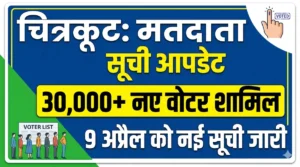Chitrakoot Voter List Update | 30k+ naye voters add, 9 April ko list release