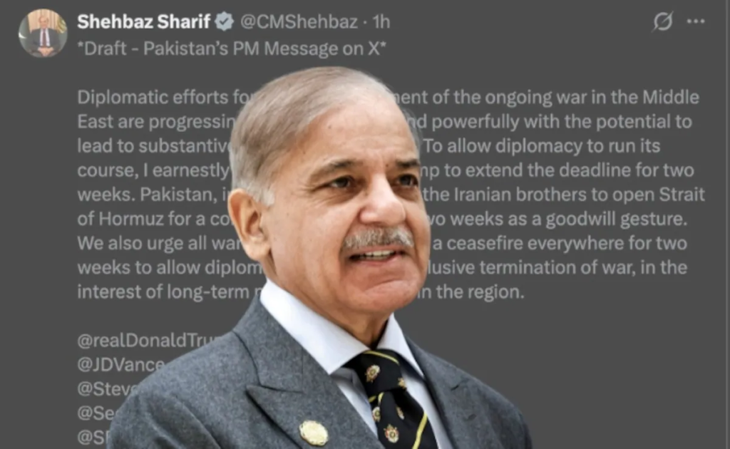 Shehbaz Sharif ka ‘Draft’ post leak | Ceasefire message par uthe sawal credit ndtv